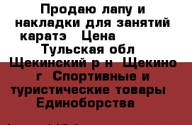 Продаю лапу и накладки для занятий каратэ › Цена ­ 1 000 - Тульская обл., Щекинский р-н, Щекино г. Спортивные и туристические товары » Единоборства   